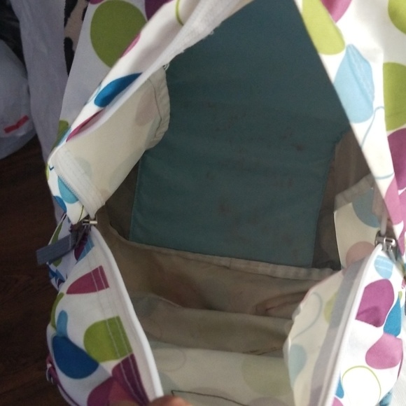 JANSPORT Super Break Polka Dot Backpack School Bag - Picture 3 of 4